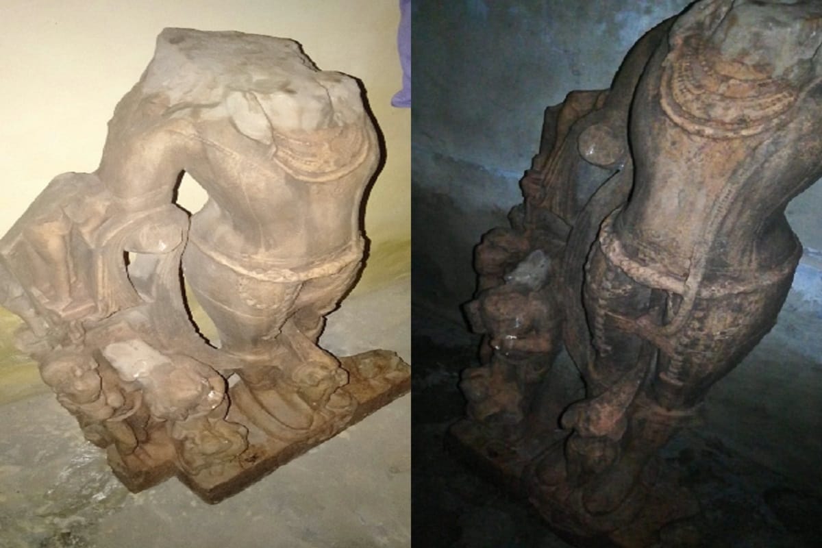 Surya Dev Idol found in Bhawanpur Village of Meerut after sinauli of Baghpat