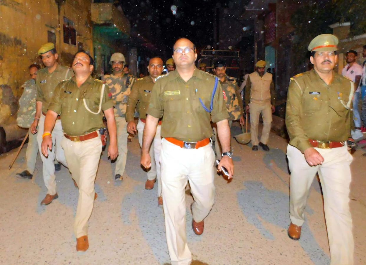 Vigilance in the district after Delhi violence