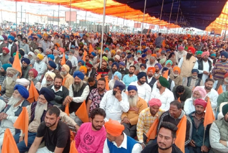 A rally held by akali dal taksali leaders in Sangrur