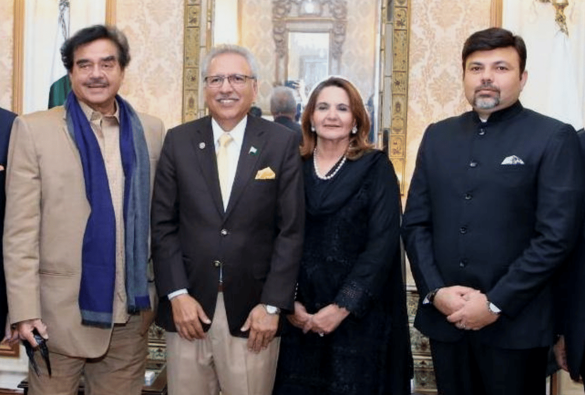 Shatrughan Sinha dined To Support Pakistani President Arif Alvi Concerns Over Kashmir