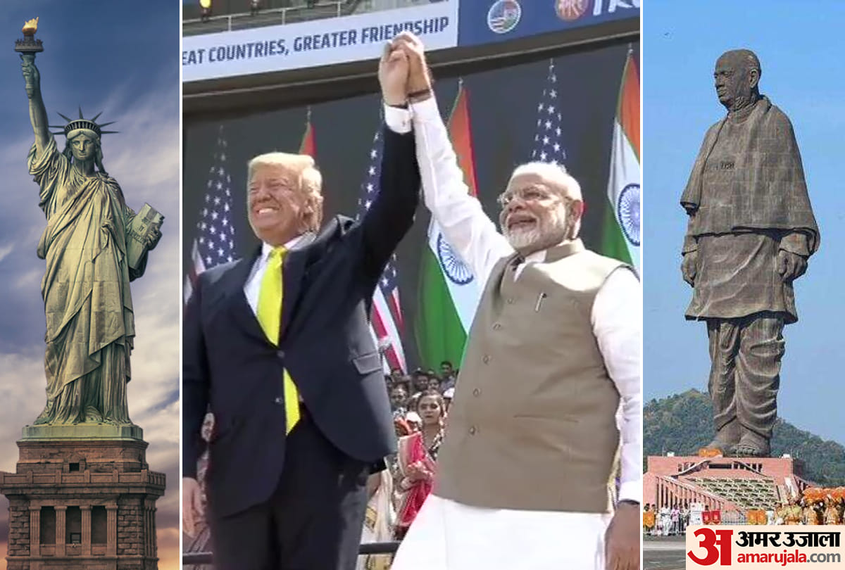 Donald Trump in India, PM Modi mentioned Statue of Liberty Vs Statue of Unity in Namastey Trump