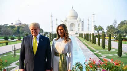 Trump at Tajmahal
