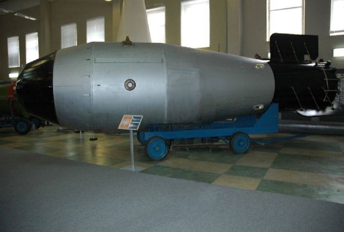 worlds largest nuclear bomb for which a special fighter aircraft was built