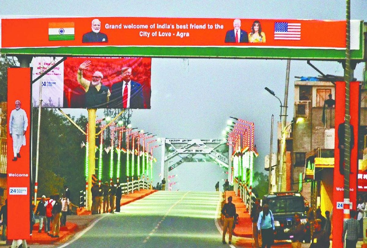now local responsibility maintains development works after donald trump visit agra