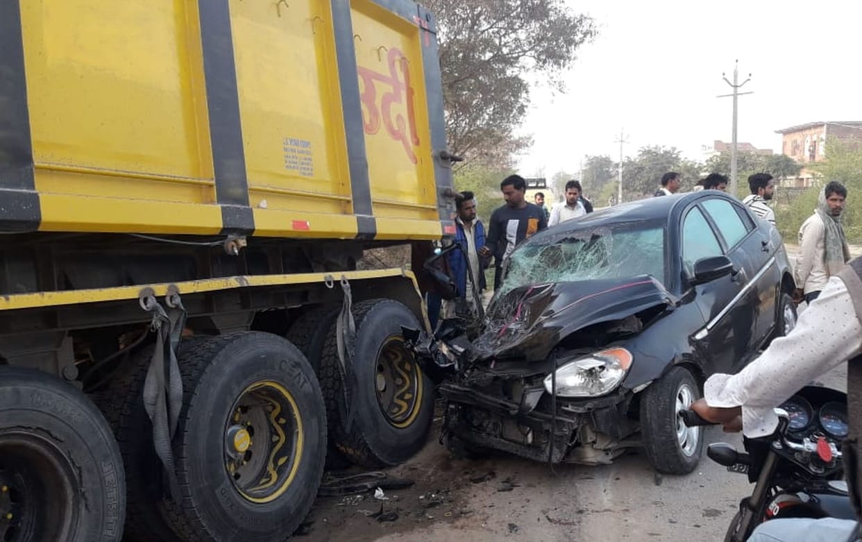 ACCIDENT in mainpuri