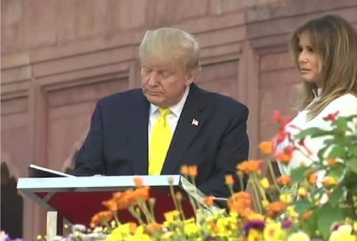 Melania Trump share video of Taj Mahal visit on twitter