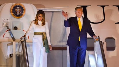 President Donald Trump's Wife Melania loves Banarasi stall in Agra
