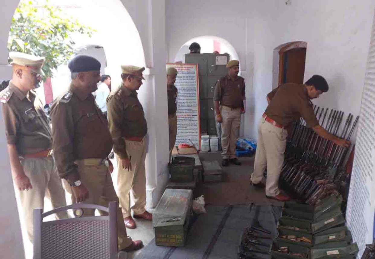 the rats drank liquor in kotwali store in farrukhabad