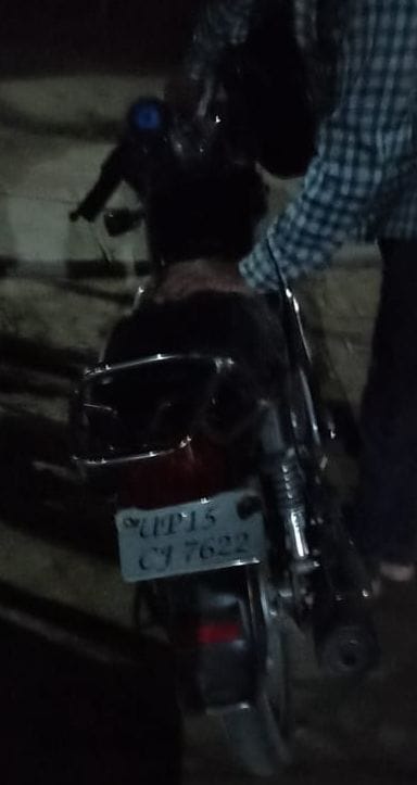 man died after illusion private bus in bike rider