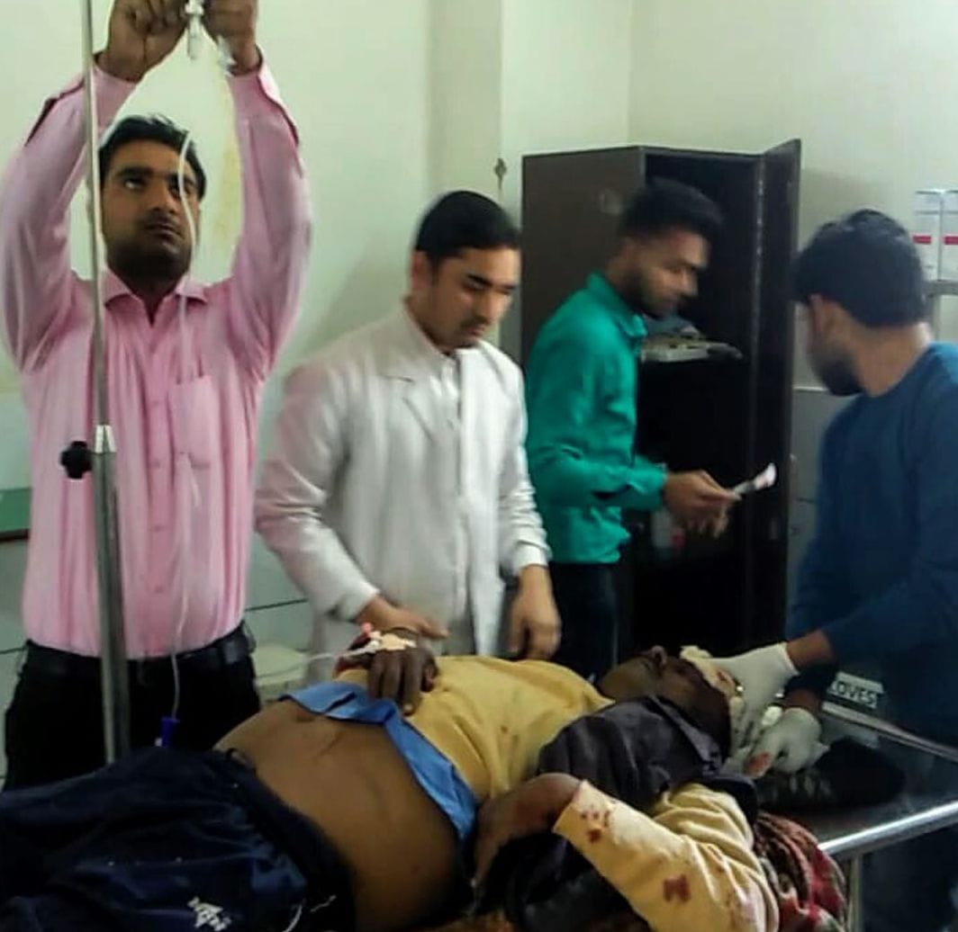 ambulamce overturn in highway after illusion bikerider, woman died