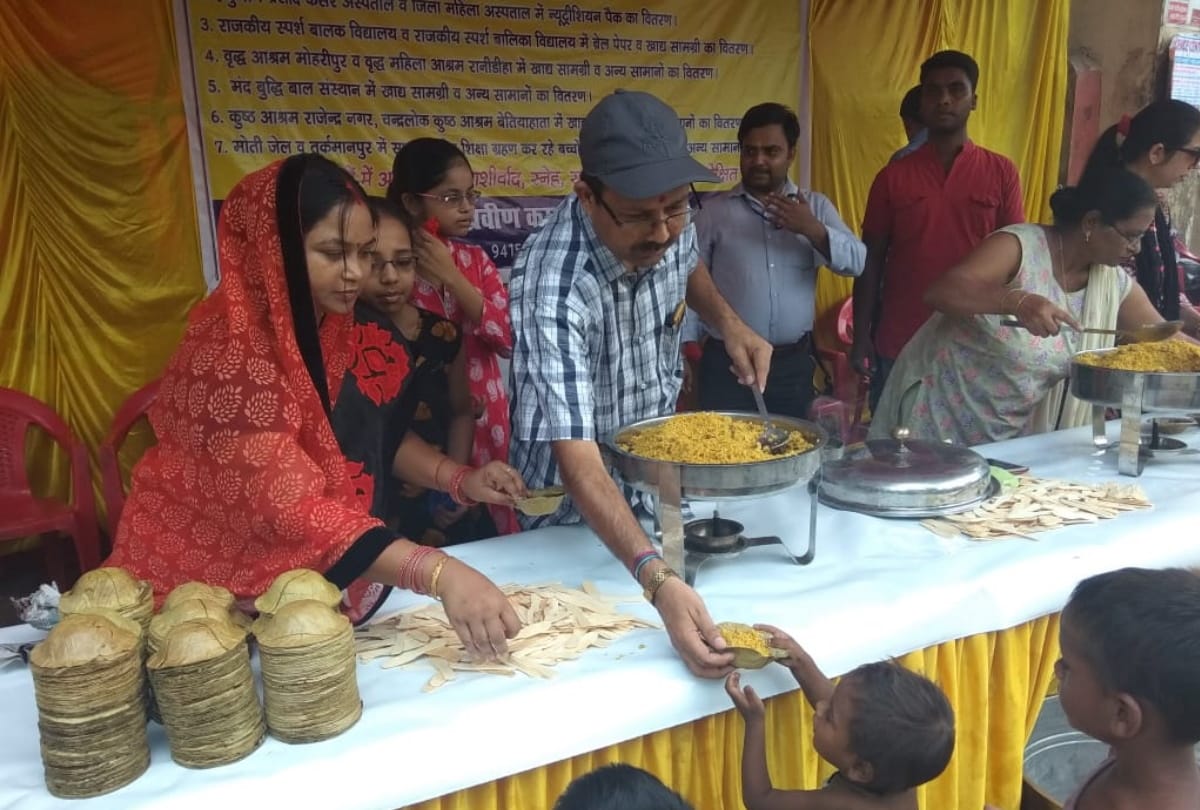 Nutritional packets distributed to patients daily in cancer hospital from Praveen in gorakhpur