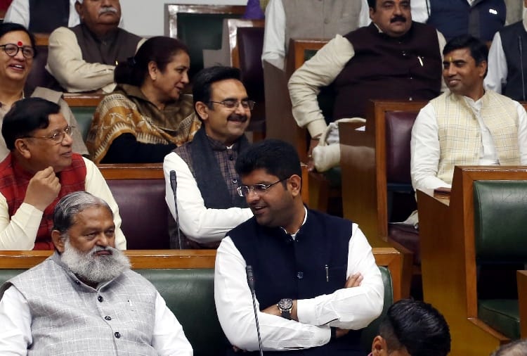 Haryana Budget Session, Haryana Vidhan Sabha, Dushyant Chautala, Anil vij