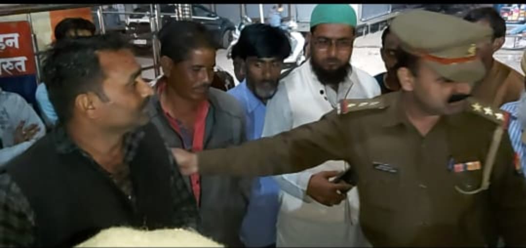 Former Zilla panchayat president seized on strike, video goes viral
