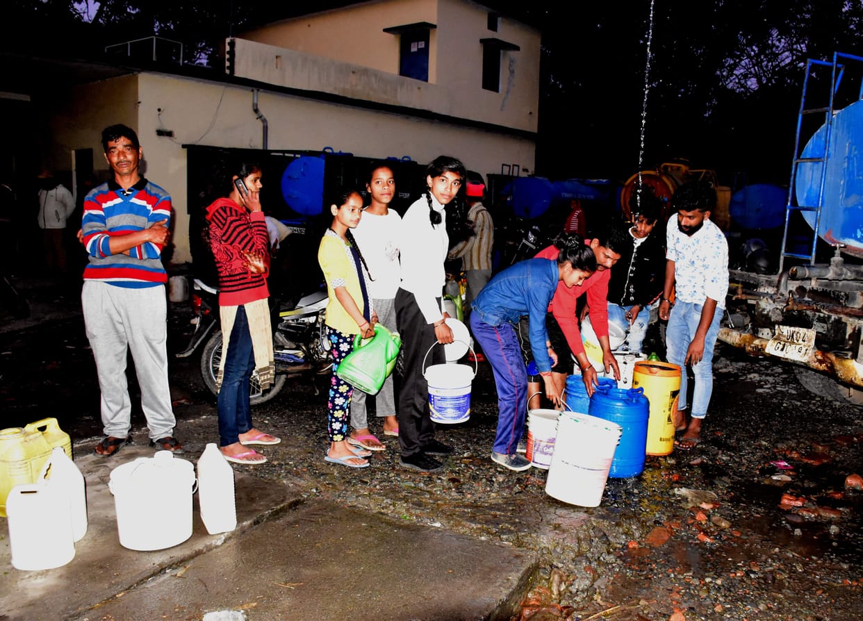 Residents craved water drop on second day