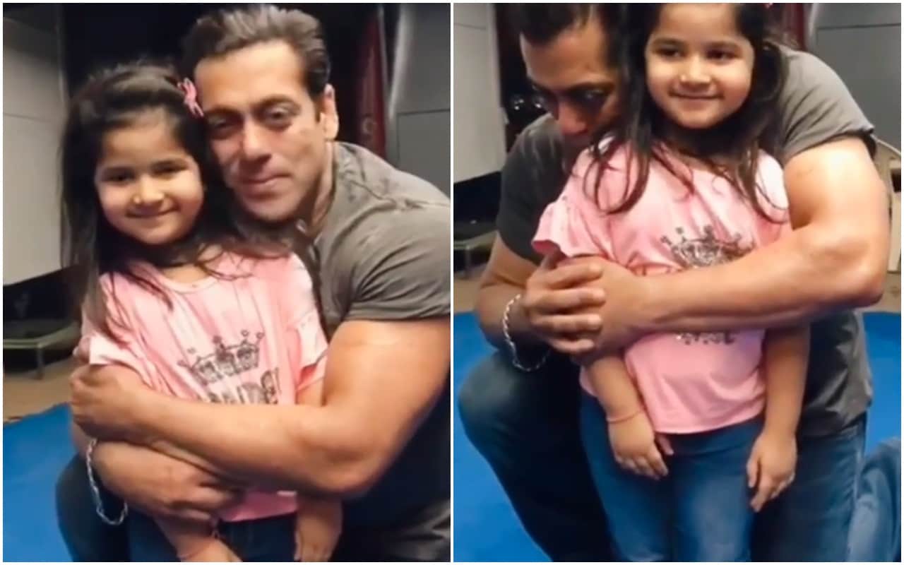 Salman Khan Gesture for a Young fan on the set of his upcoming movie Radhe