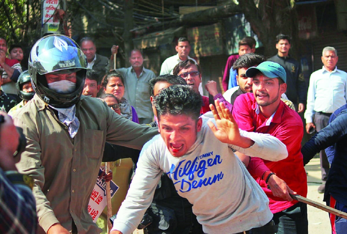 In Maujpur miscreants ransacked people houses and vandalized