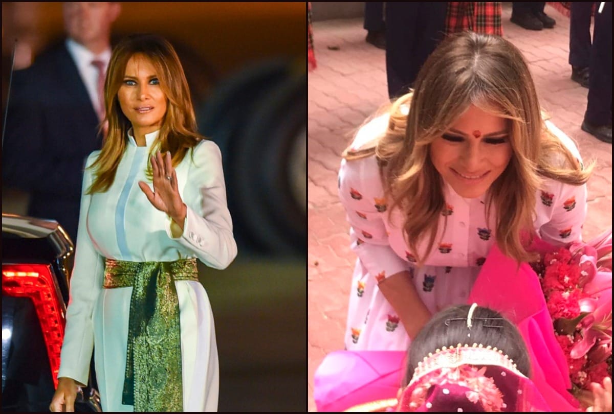 Melania Trump in Arvind Kejriwal Delhi Government School Happiness Class in Moti Bagh school 