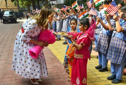 happiness classes in delhi schools Melania Trump visit and experience Aap Govt step