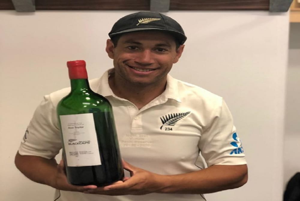 new zealand vs india: ross taylor says need some help to drink 100 bottles of wine