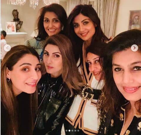 shilpa shetty throw party for birth of her daughter samisha shetty kundra