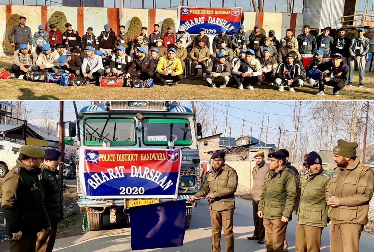 jammu kashmir Handwara Police organises Bharat Darshan Tour