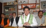 बलरामपुर में प्रेसवार्ता को संबोधित करते पूर्व केन्द्रीय मंत्री व प्रियंका गांधी सलाहकार समित?