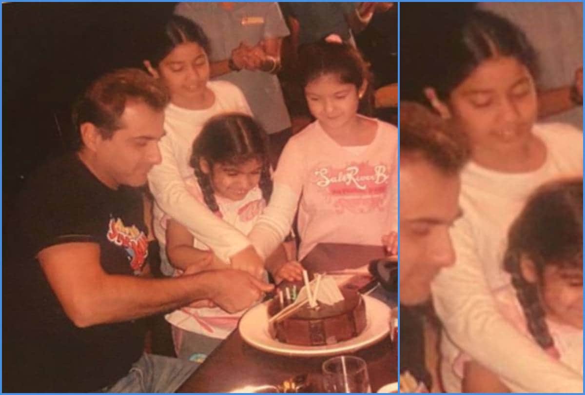 sanjay kapoor share janhvi kapoor and shanaya kapoor childhood picture