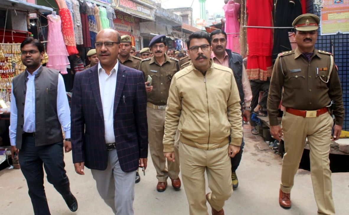 delhi riots : alert in amroha