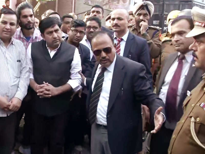 NSA Ajit Doval Visit the Violence affected area of delhi