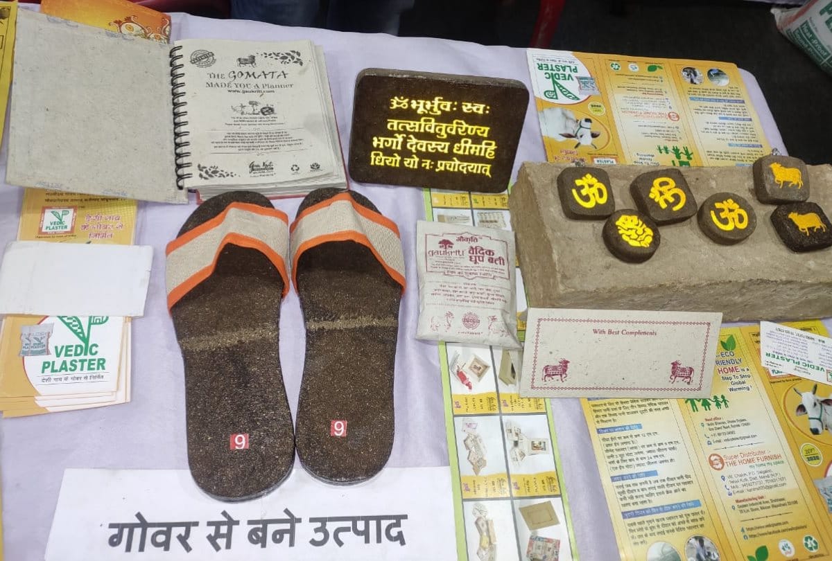 charan paduka made of cow dung save you from blood pressure and Mental illness