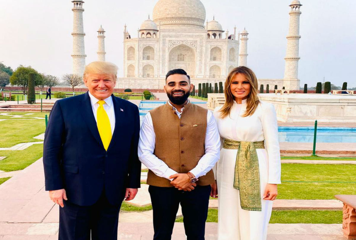 Guide Nitin Singh Visits TajMahal To Donald Trump Said Feel Proud