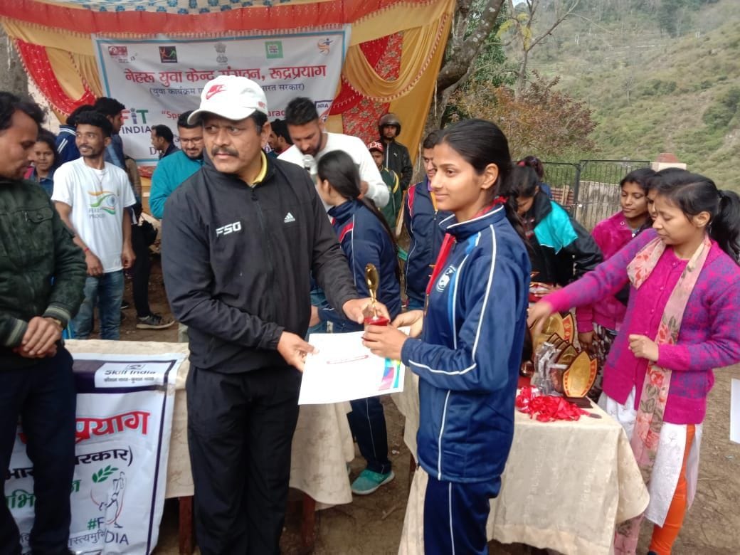 Jakholi Tiger winner and RCC Rudraprayag runner-up in Volleyball