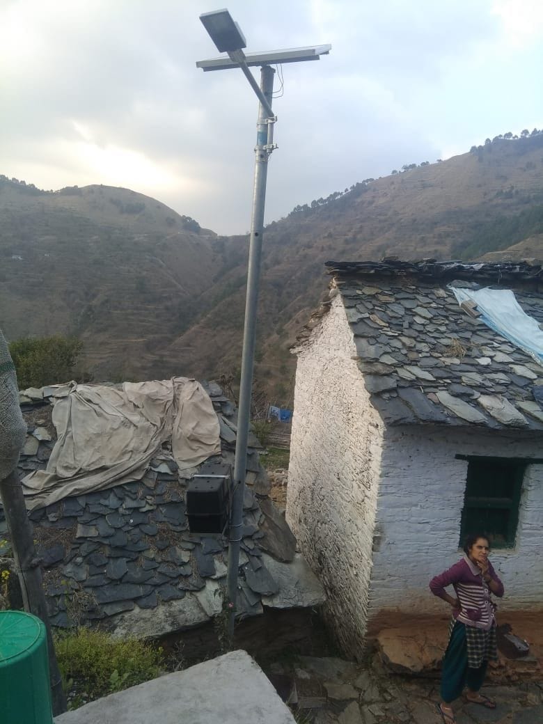 Solar lights closed