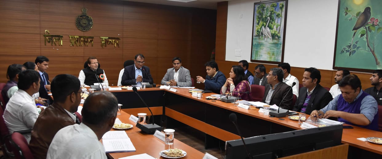 MP expresses displeasure over poor condition of roads, instructions to get Khativas overbridge completed in due time