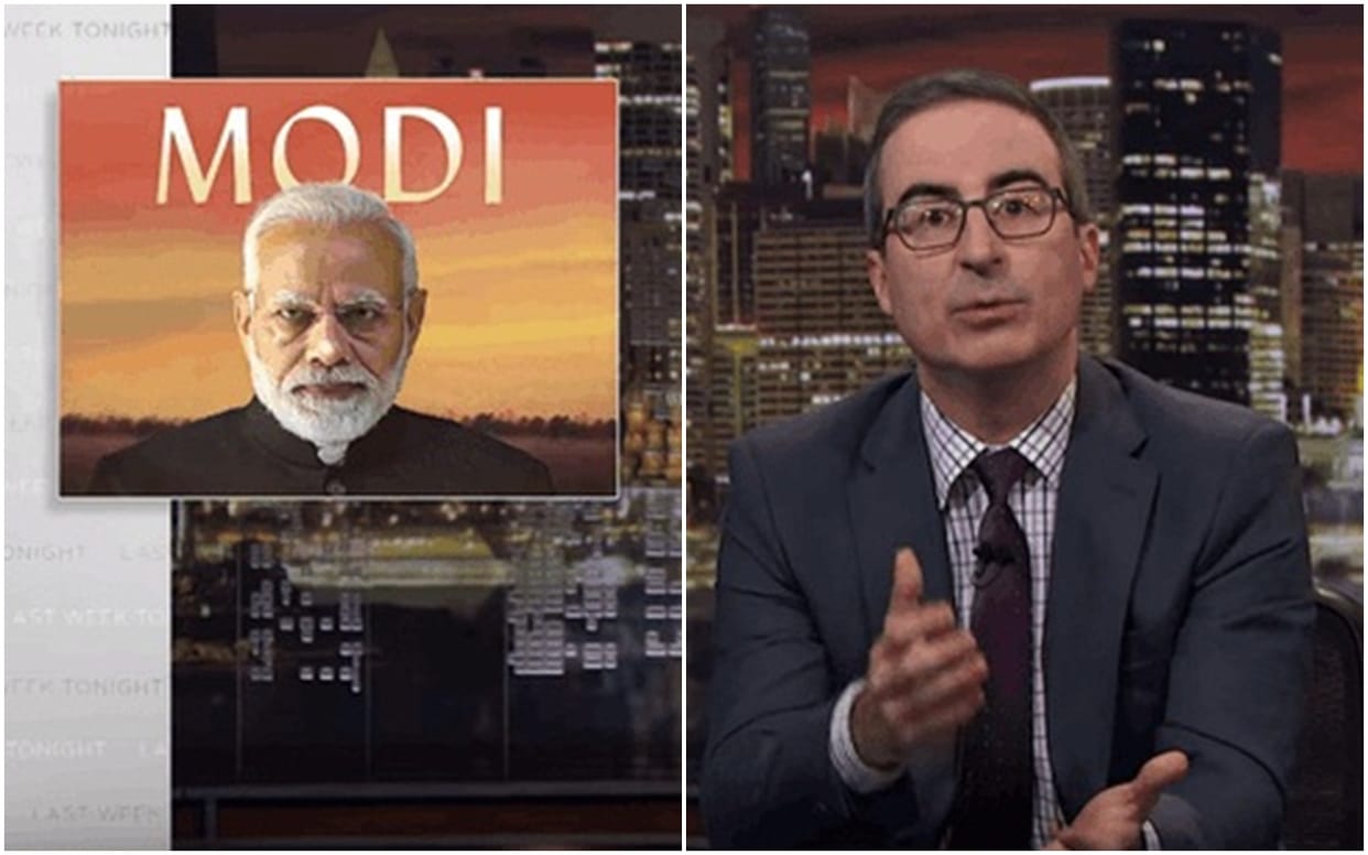 John Oliver criticized PM Narendra Modi has been blocked in India by Hotstar Over CAA