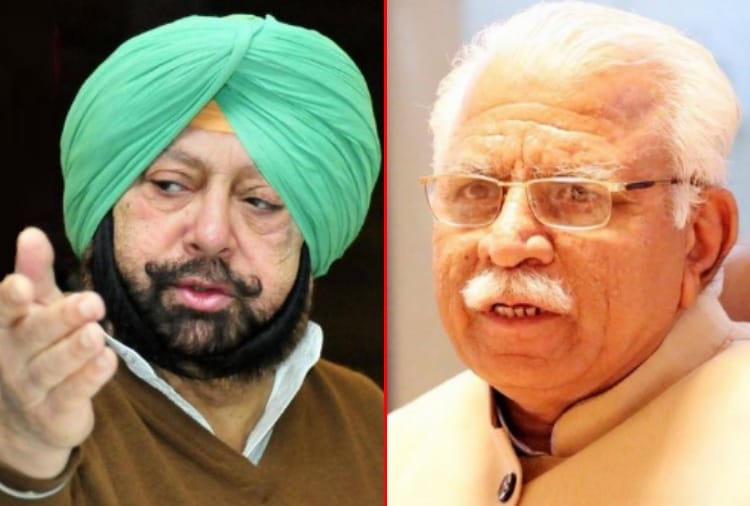 Statements of Punjab CM Capt Amarinder singh and Haryana CM Manohar lal over water issue