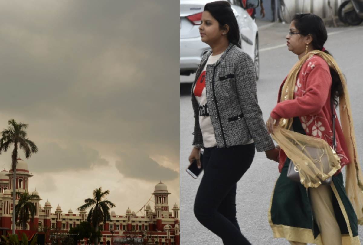 weather update: maximum temperature go down in lucknow