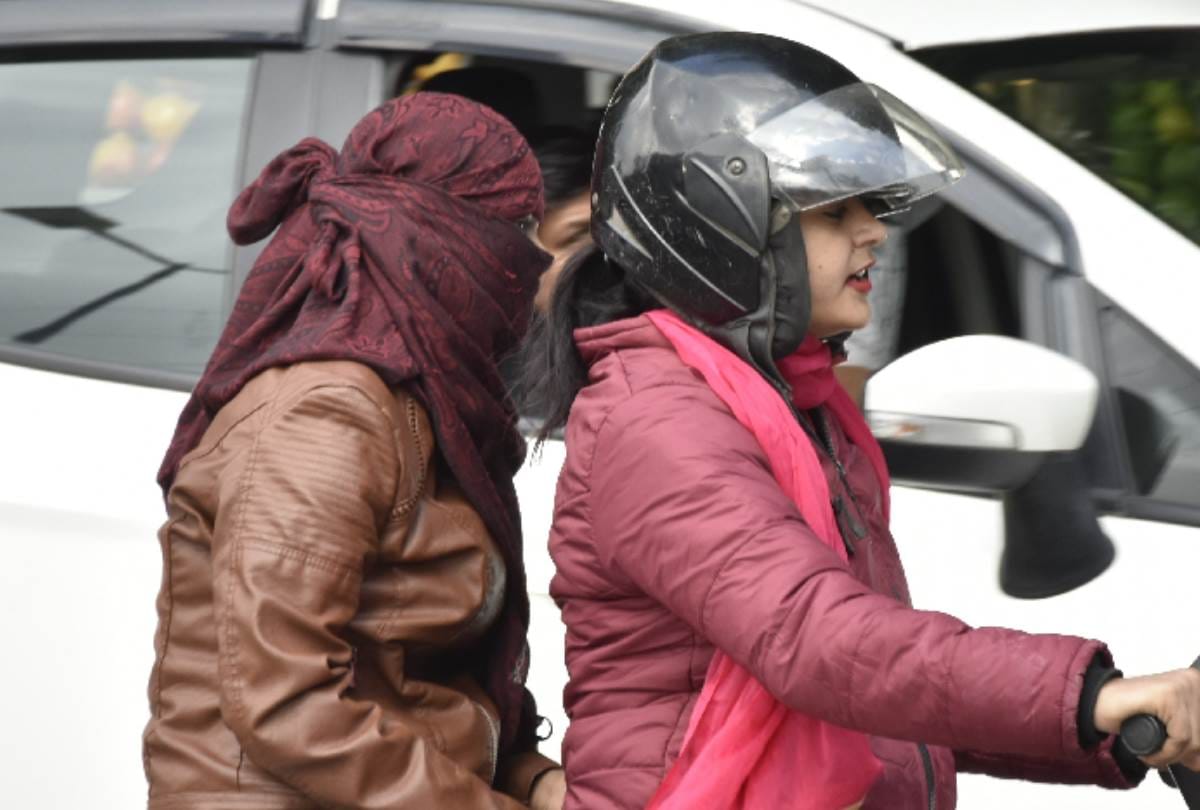 weather update: maximum temperature go down in lucknow