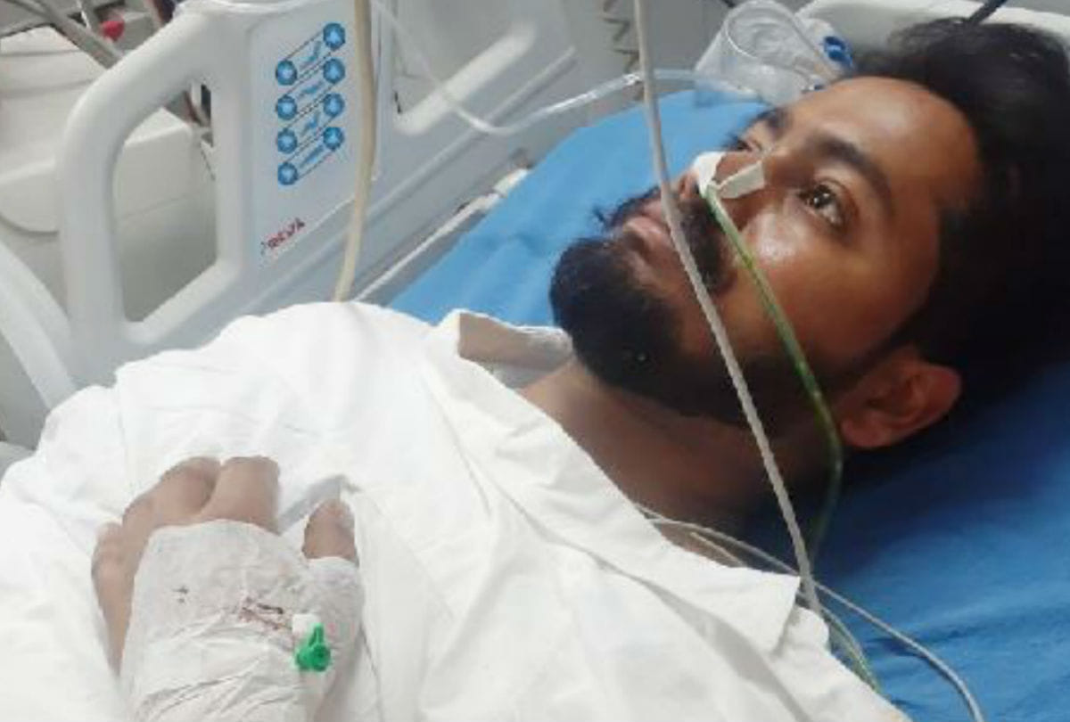 Agra Student injured in Delhi Violence
