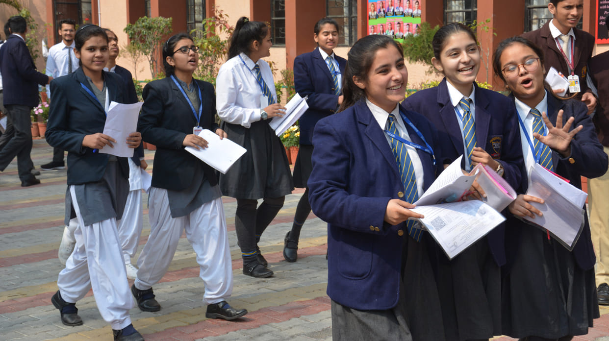 Seeing the paper of English, the faces of the candidates blossomed