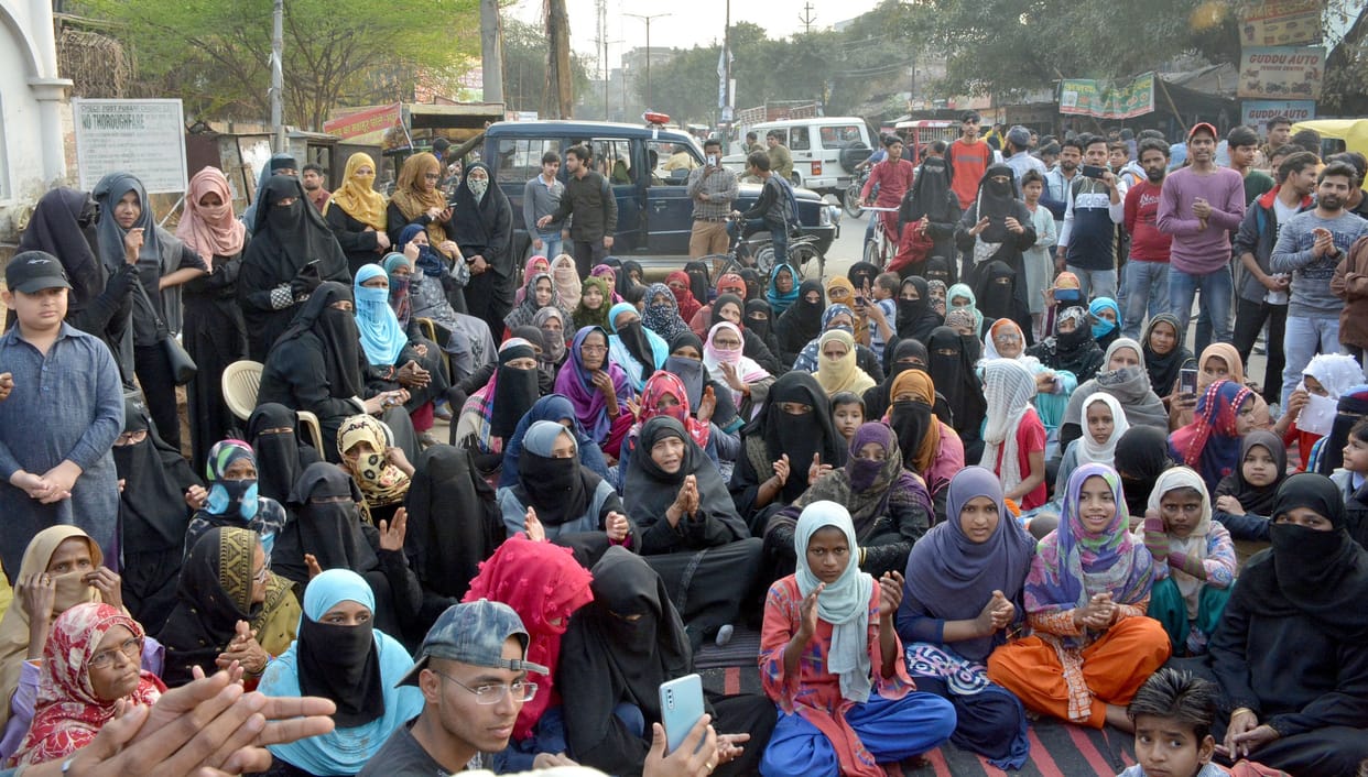 Protest Against caa in Aligarh