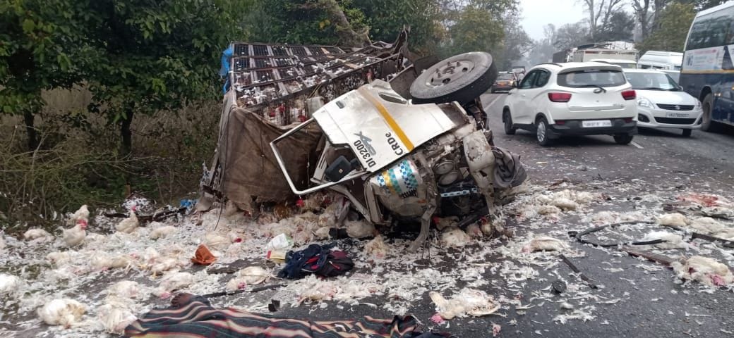 Drivers killed in a fierce collision of two vehicles
