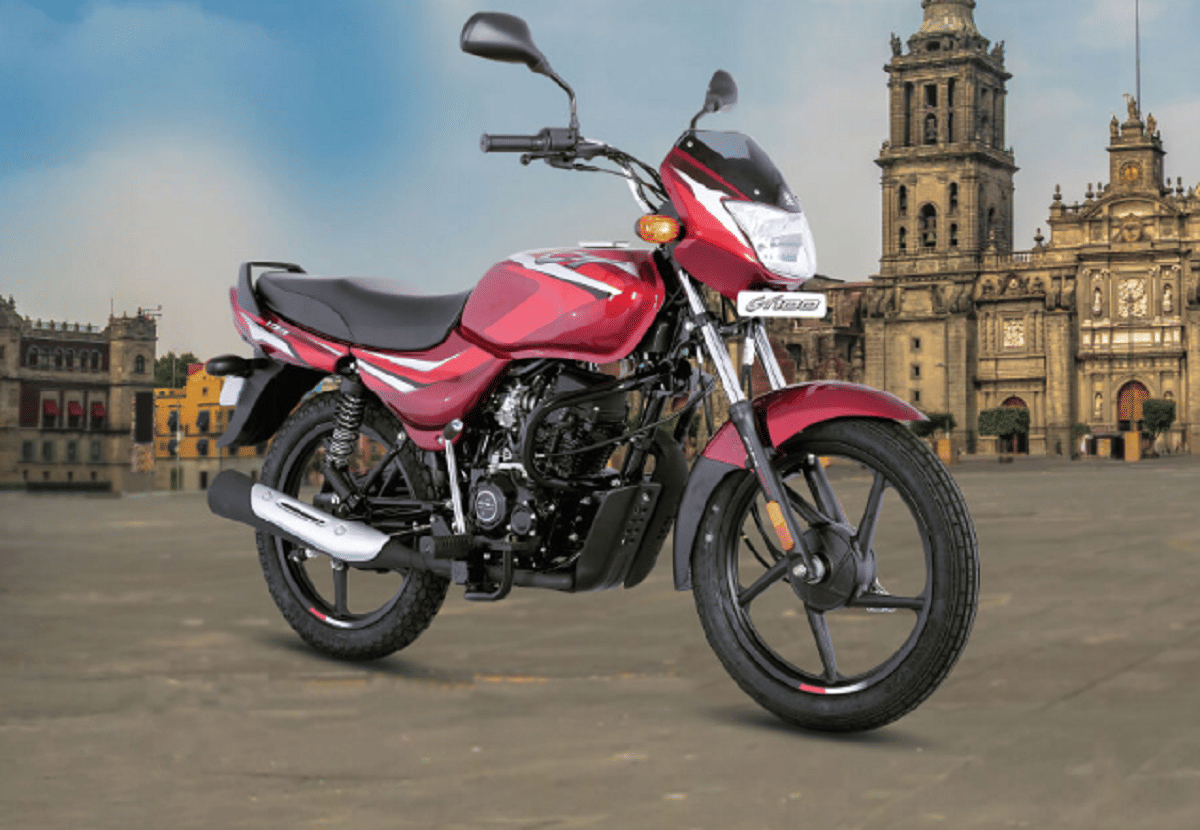meet india cheapest motorcycle Bajaj CT 100 in three beautiful colour variants