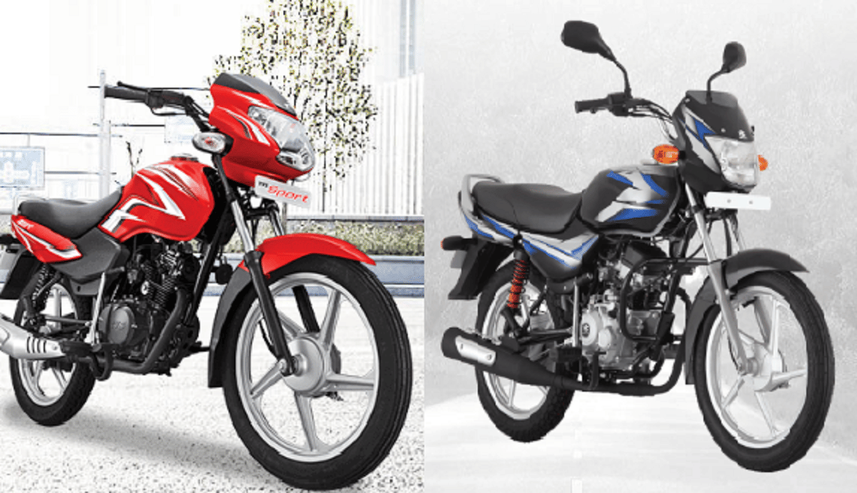 Bajaj CT 100 vs TVS Sport which one is cheapest and most efficient motorcycle for you
