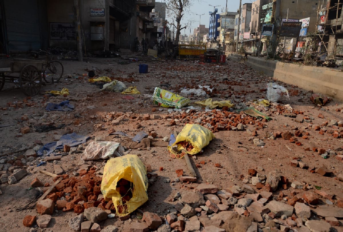 delhi violence: CCTV cameras installed at Tahir hussain house found upside down