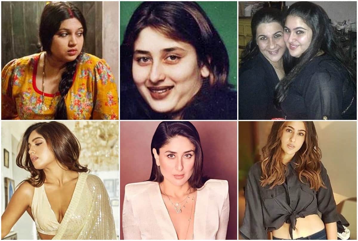 Weight loss Fat to fit transformations of Sara Kareena Sonakshi Alia Arjun Parineeti Adnan Bhumi