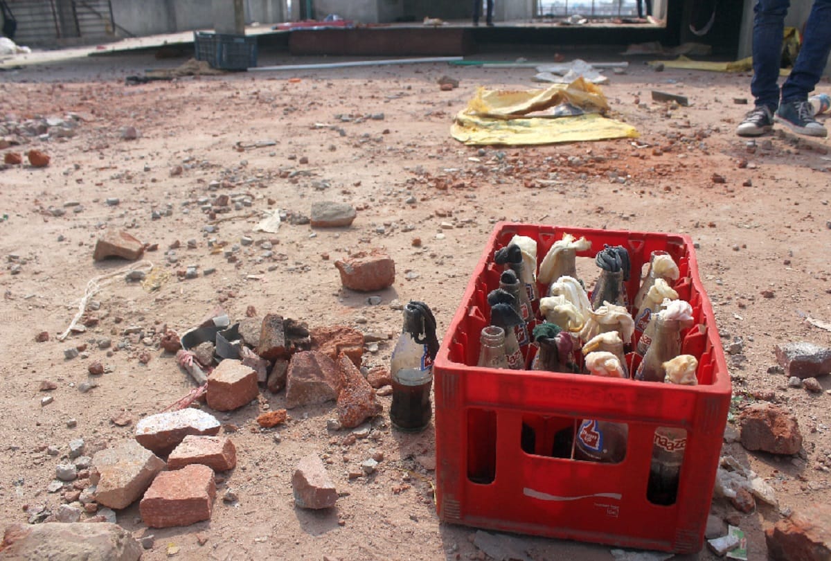 Kerosene filled bottle hurled at RSS functionary house in Salem