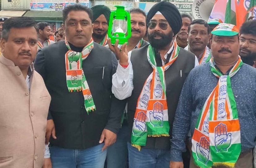 Congress worker reached to Haldwani