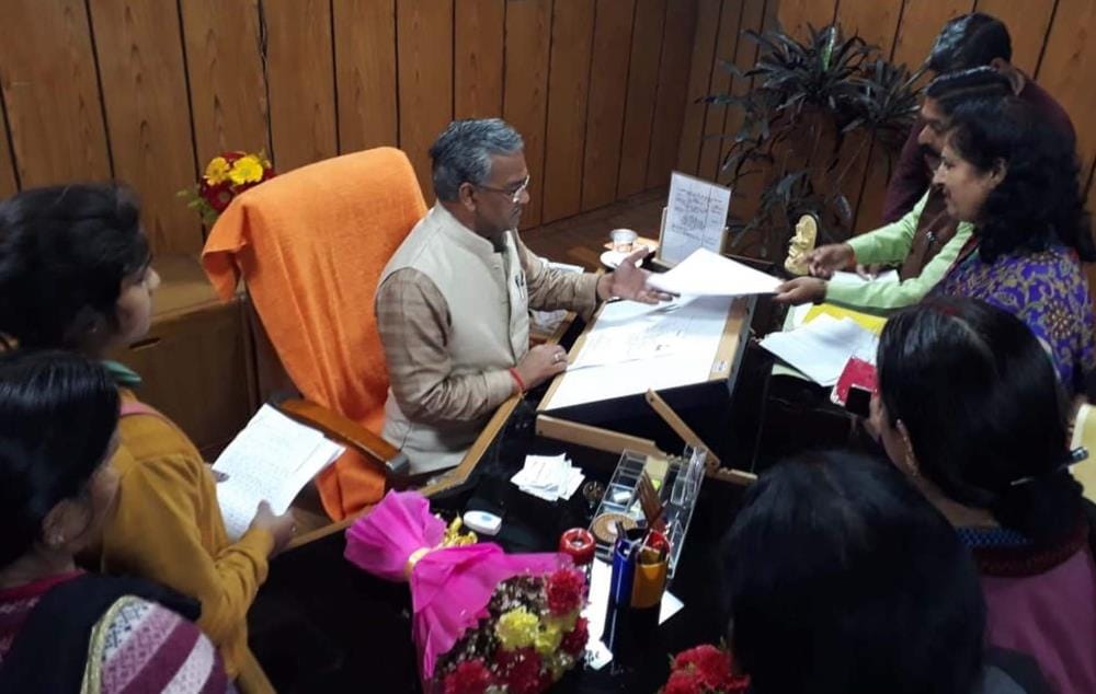 uttarakhand CM Trivendra Singh Rawat order shows impact, four ministers sitting in assembly