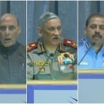 राजनाथ सिंह, बिपिन रावत, आरकेएस भदौरिया